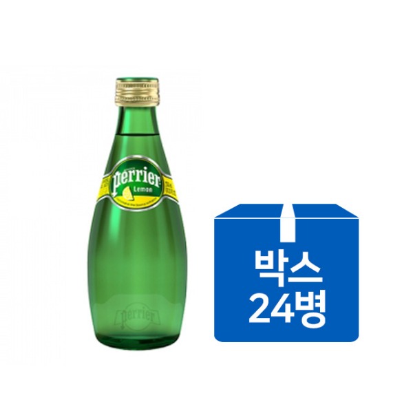 음료/탄산수/페리에/레몬/330㎖/box