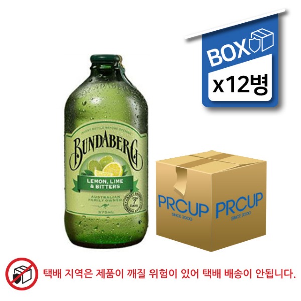 음료/탄산수/분다버그/레몬라임비커/375㎖/Box