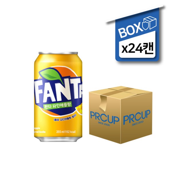 음료/탄산/환타 파인애플/355㎖/Box