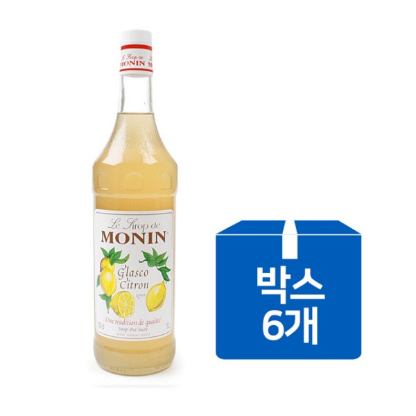 시럽/모닌/레몬/1ℓ/box