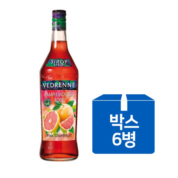 시럽/베드렌/핑크자몽/1ℓ/box