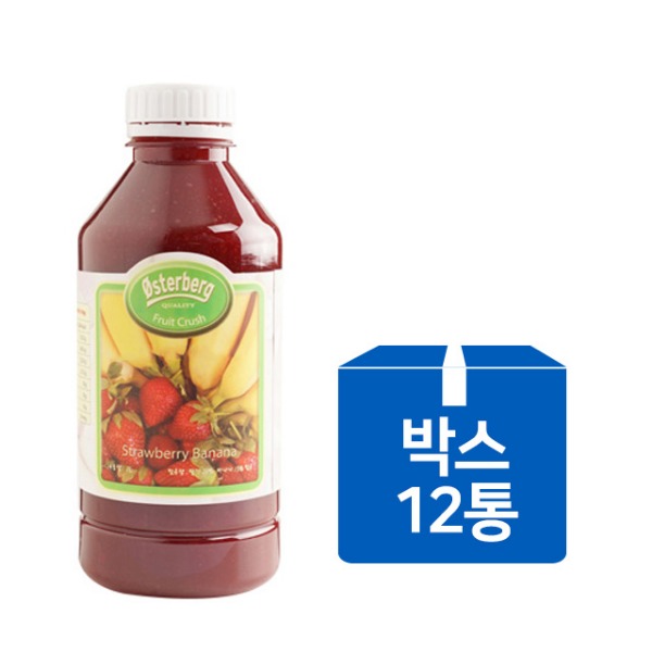 스무디/오스터버그/딸기바나나/1ℓ/box